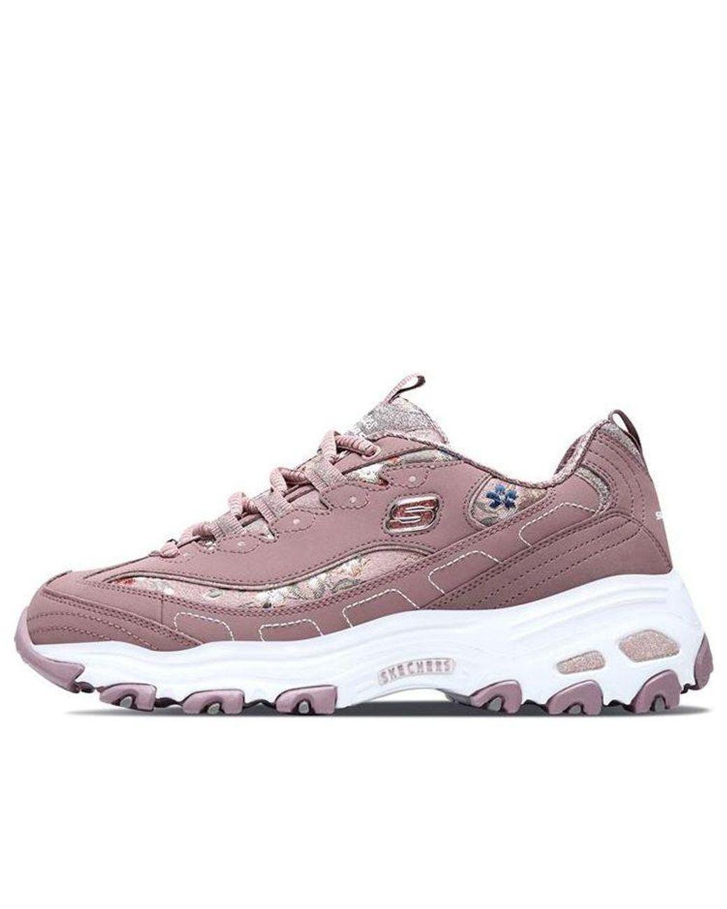 Women's Purple (Wmns) D'Lites Low-Top Clunky Shoes