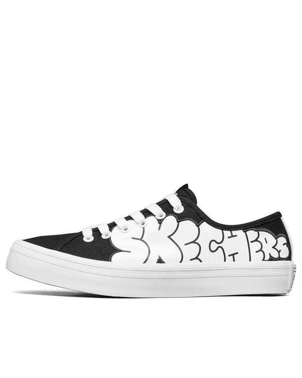 Women's White (Wmns) Jeremyville X V'Lites Low-Top Sneakers