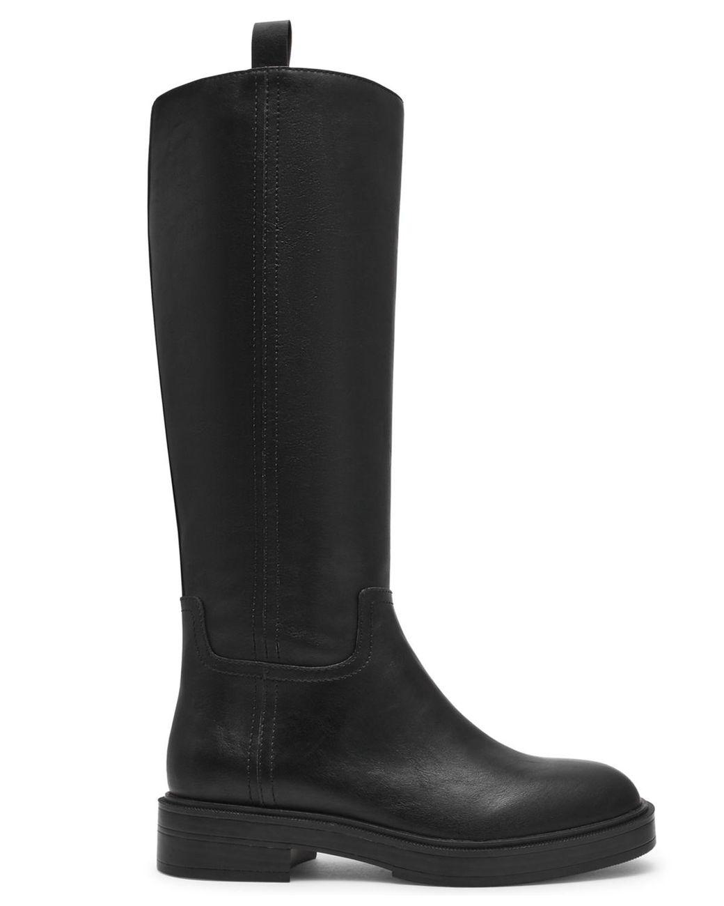 Women's Black Jernie Full Zip Riding Tall Boots