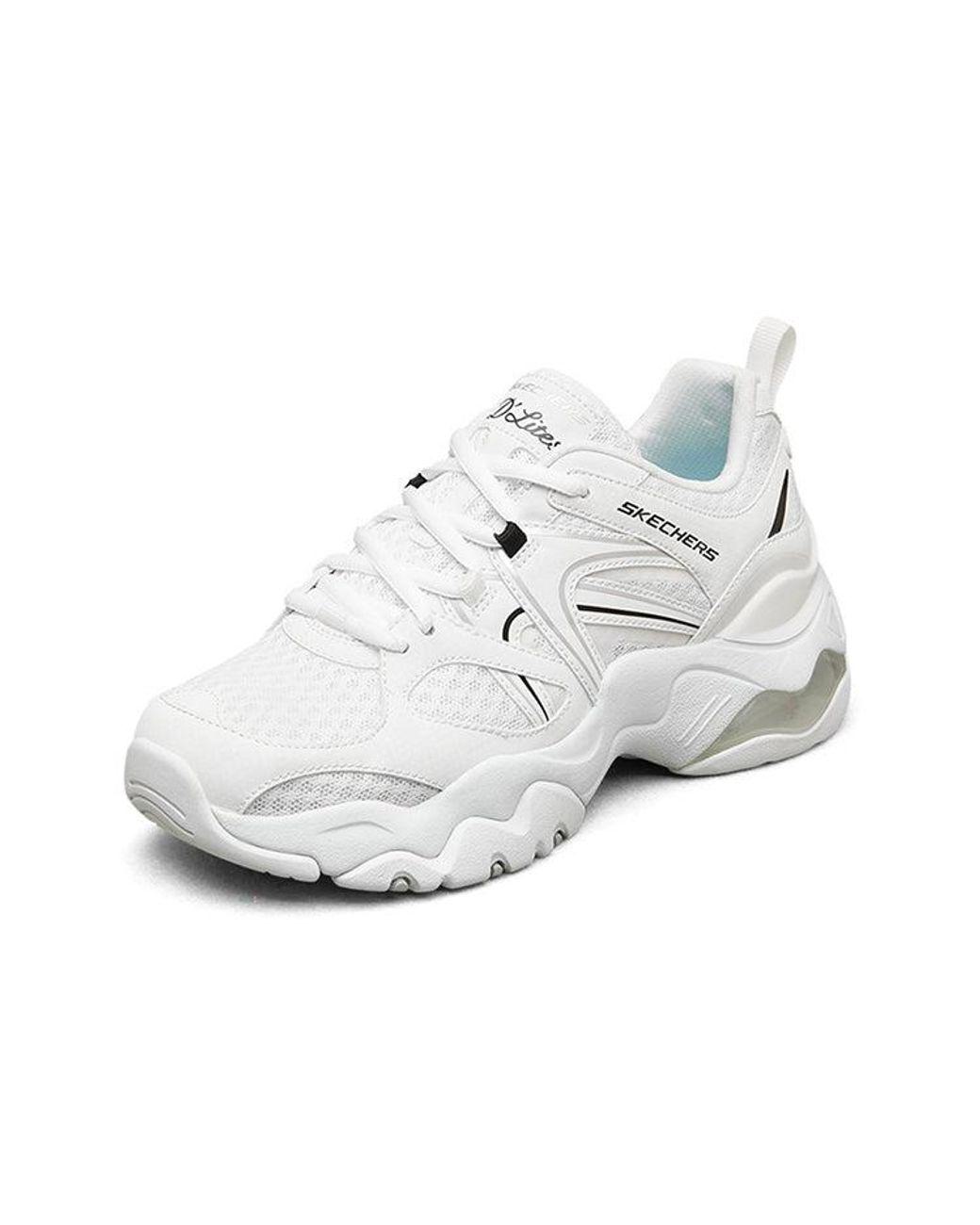 Women's White (Wmns) D'Lites 3.0 Air Low-Top Running Shoes