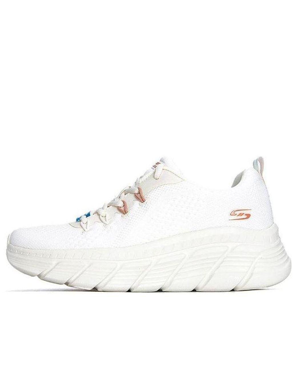 Women's White (Wmns) Bobs B Flex Hi