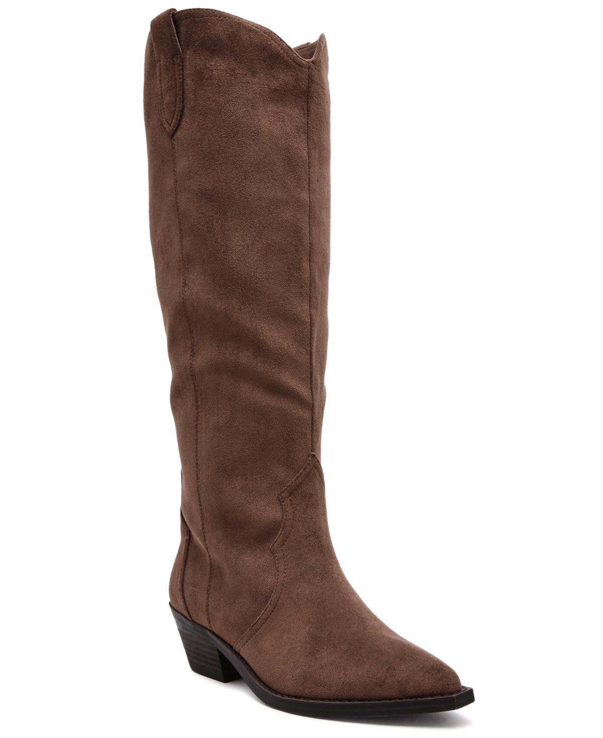 Dolce Vita Kit Knee-high Wide Calf Cowboy Boots