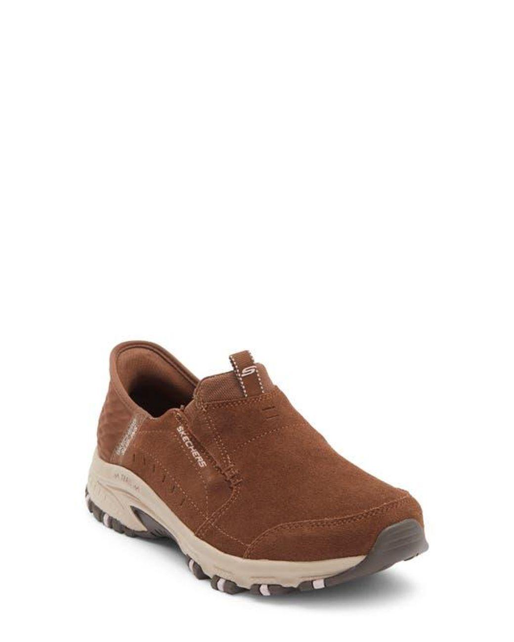 Women's Brown Go Walk Slip-On Sneaker