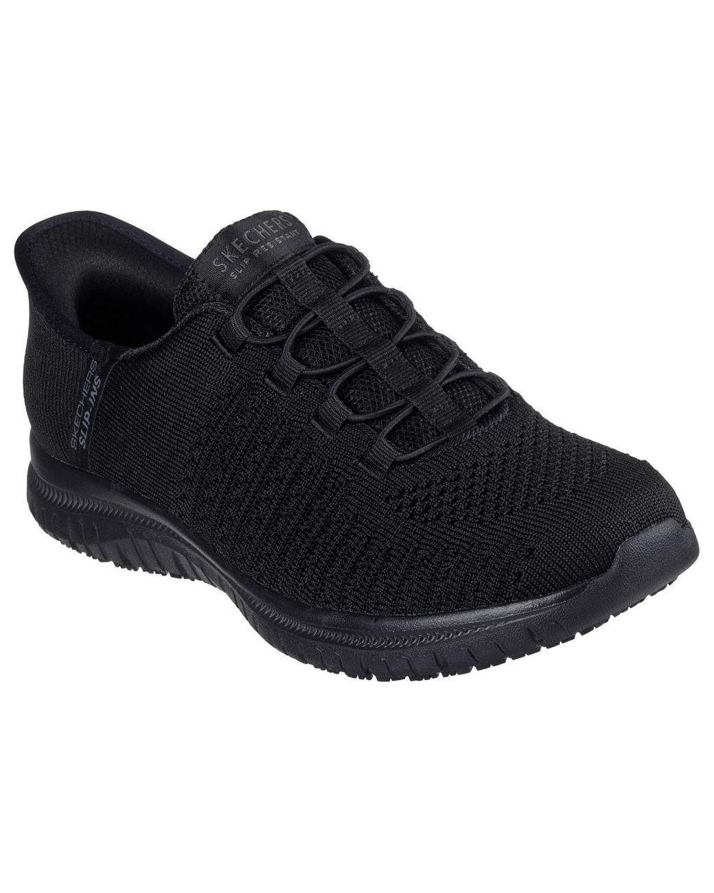 Women's Black Slip-ins: Work Slip-resistant: Virtue