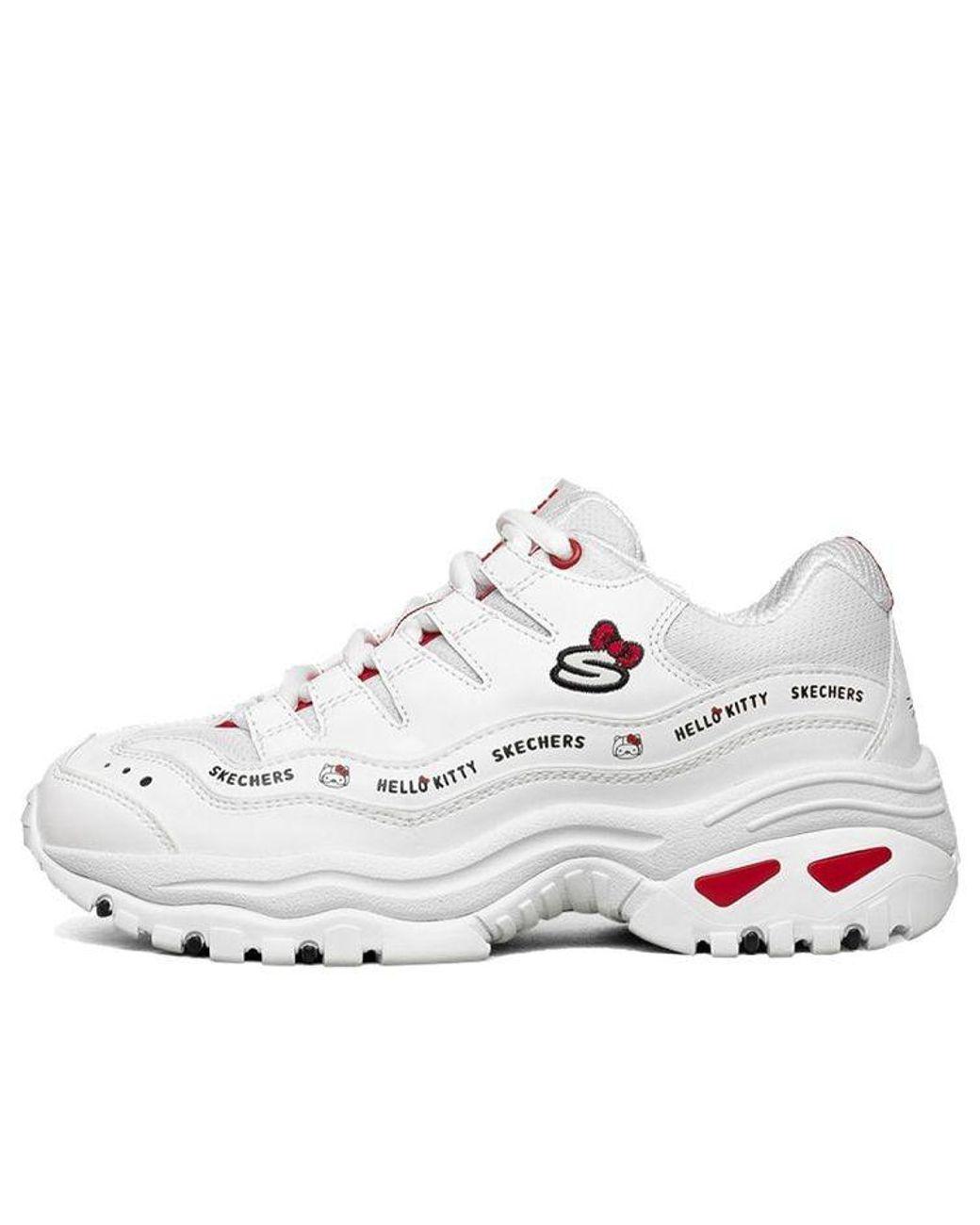 Women's White (Wmns) Hello Kitty X Low-Top