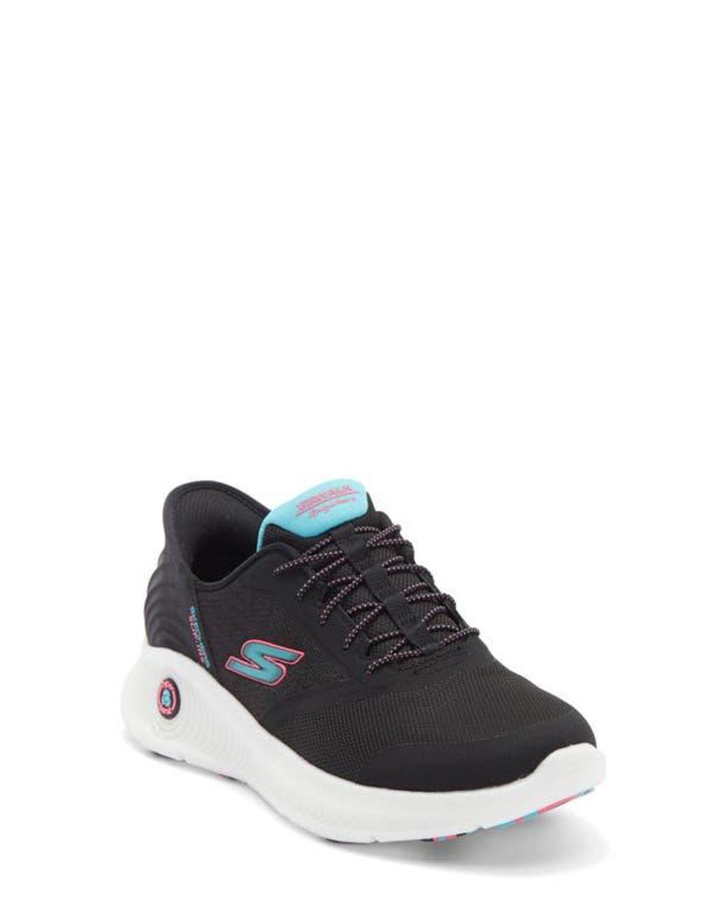 Women's Black Slip-Ins Go Walk Anywhere Sneaker