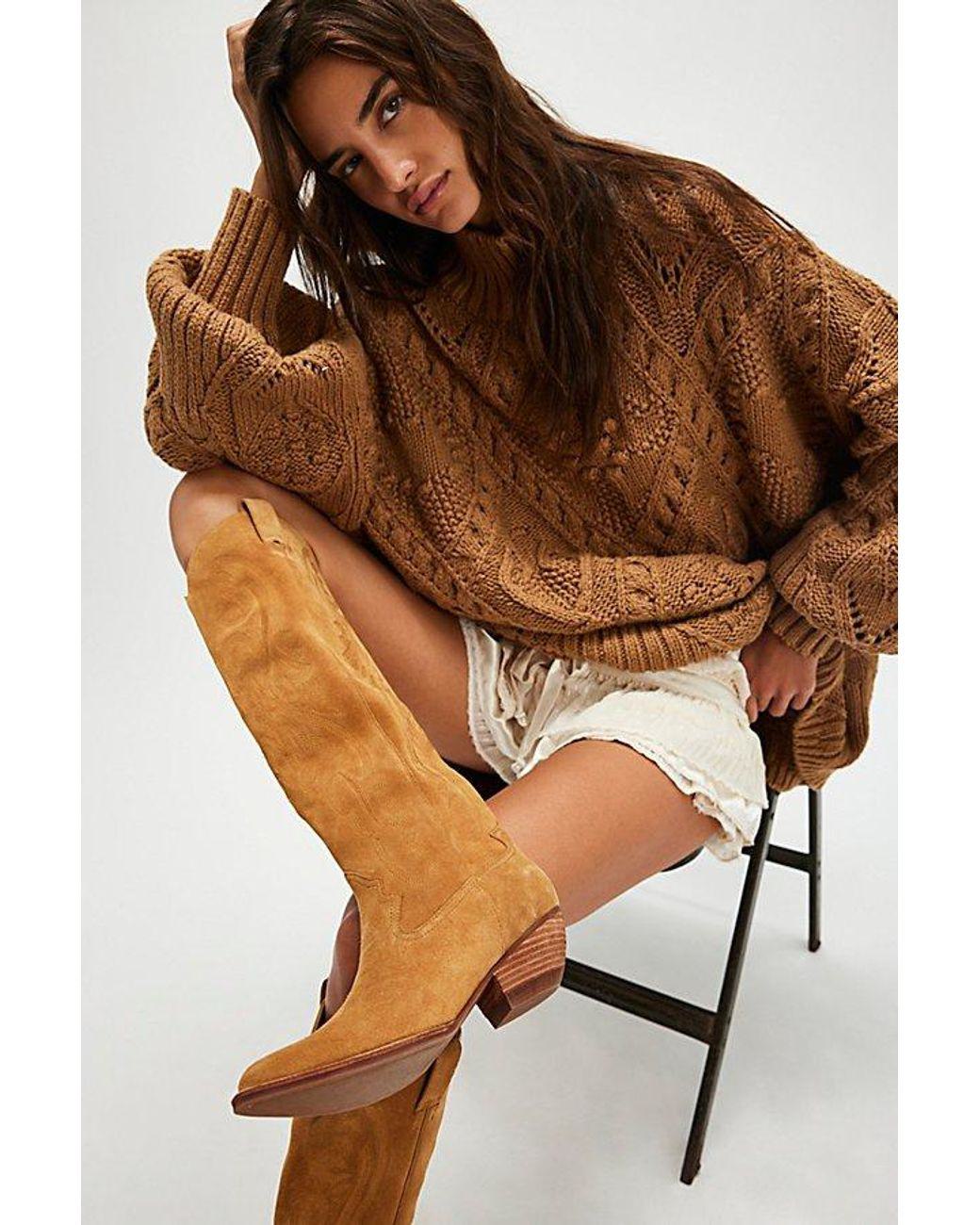 Women's Brown Finn Tall Western Boots