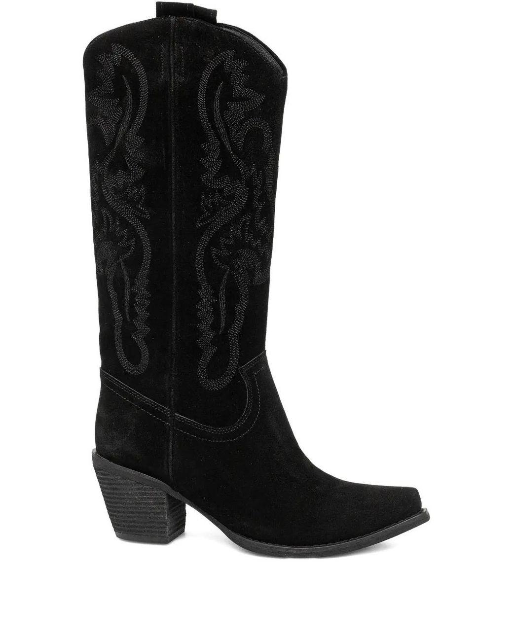 Women's Black Rancher-K Boots