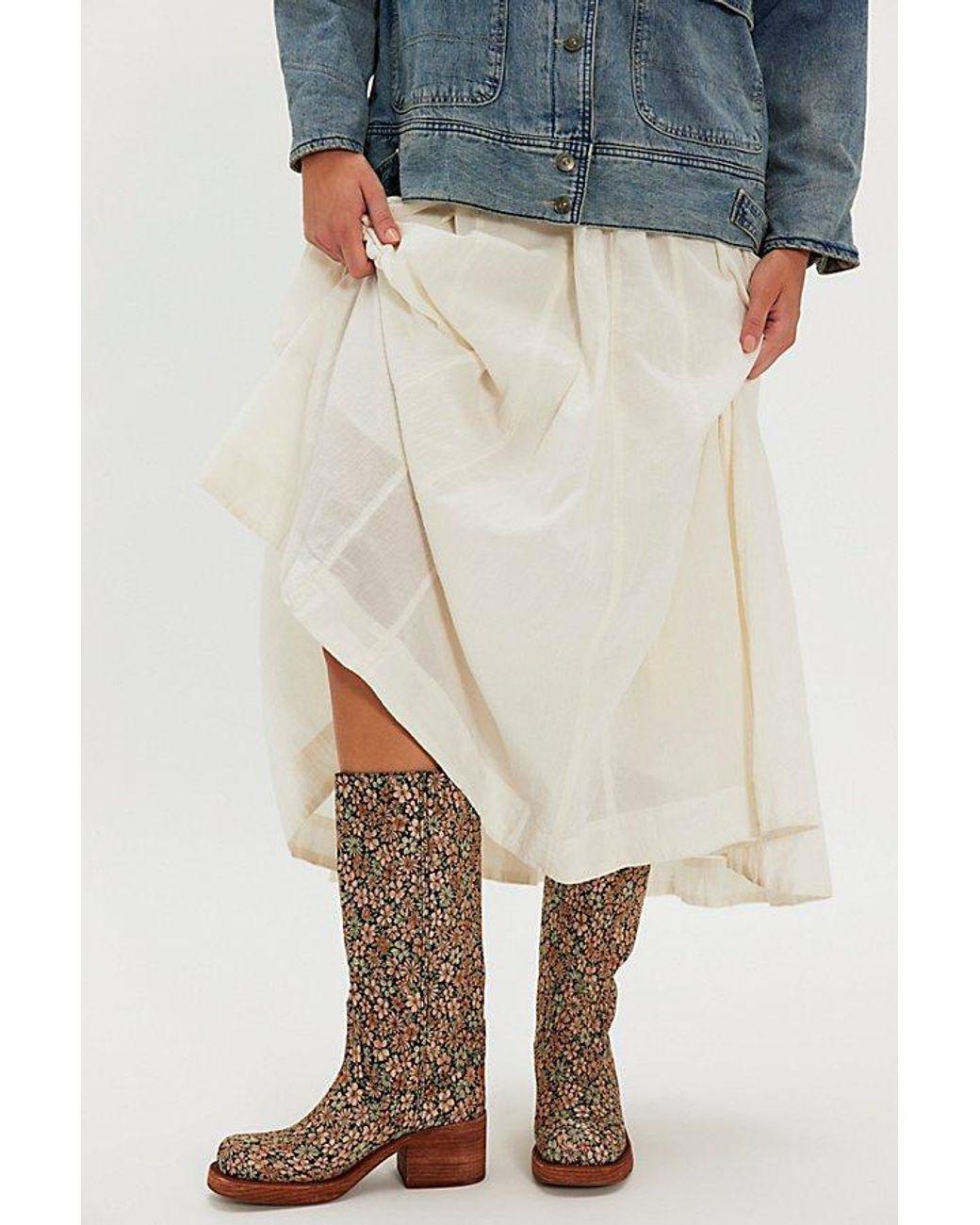 Women's Blue Whimsy Pull-On Boots By