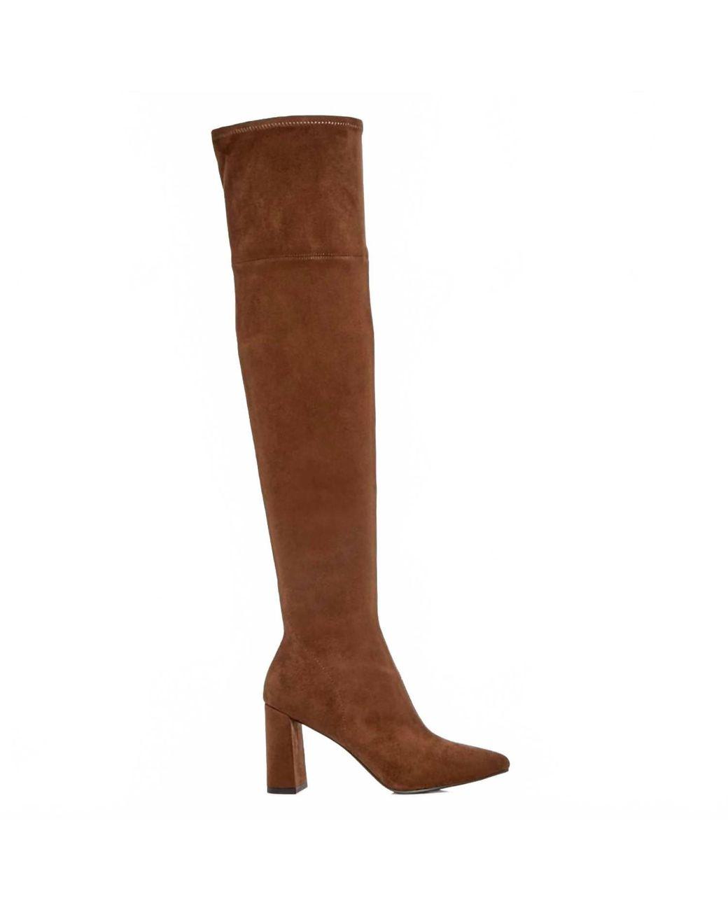 Women's Brown Parisah 2 Boot Over The Knee Heeled Boot