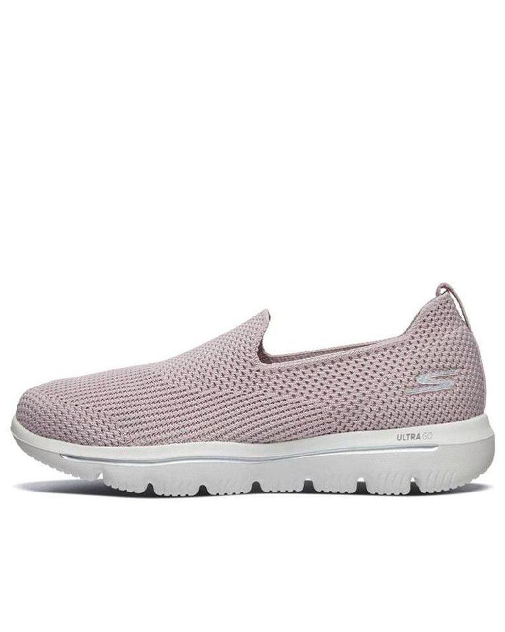 Women's Gray (Wmns) Go Walk Evolution Ultra Slip On 'Taupe'