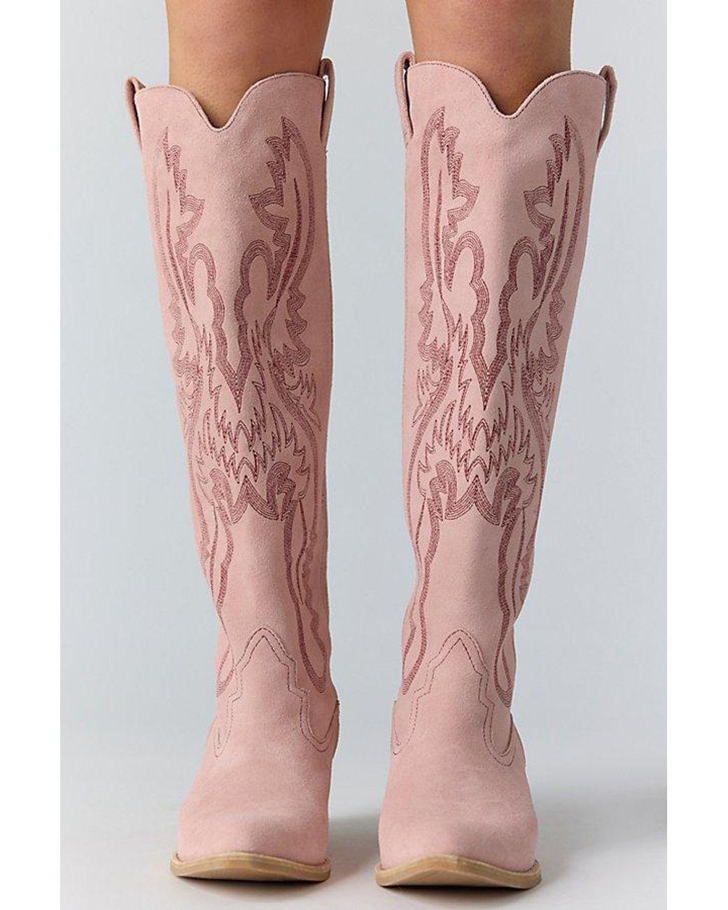 Women's Blue Finn Tall Western Boots