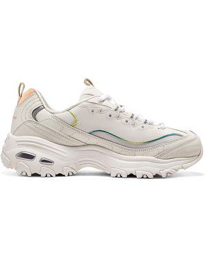 Skechers (Wmns) D'Lites 1.0 Shoes - White