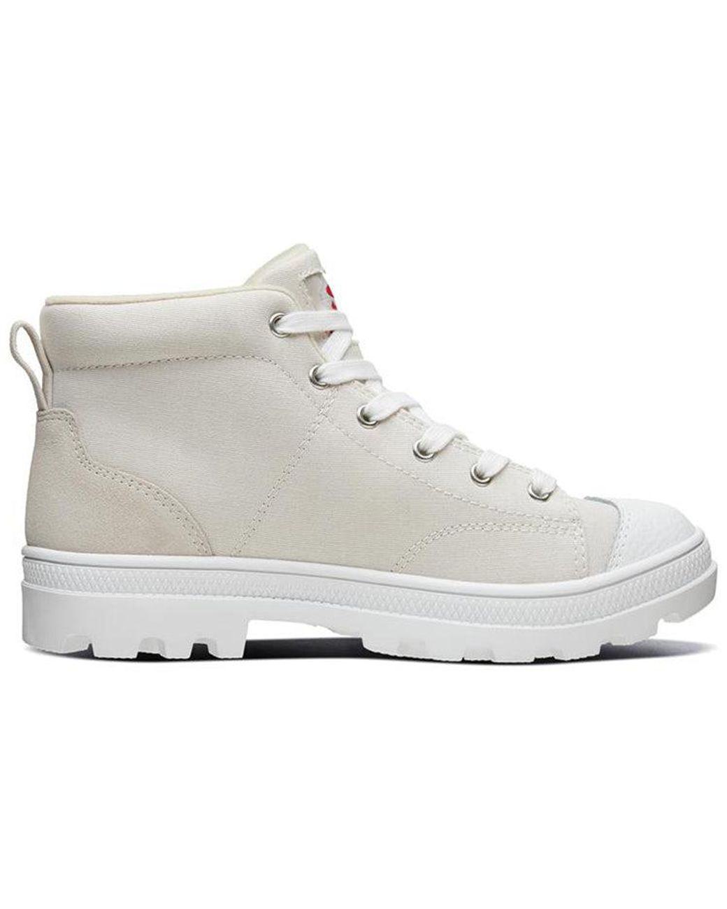 Women's White (Wmns) Roadies High-Top Canvas Shoes