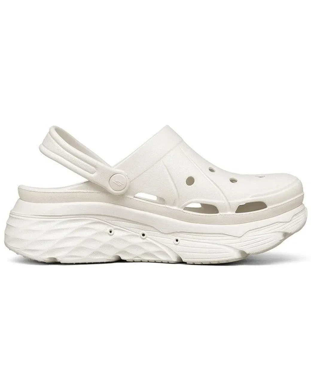 Women's White (Wmns) Foamies Max Cushioning