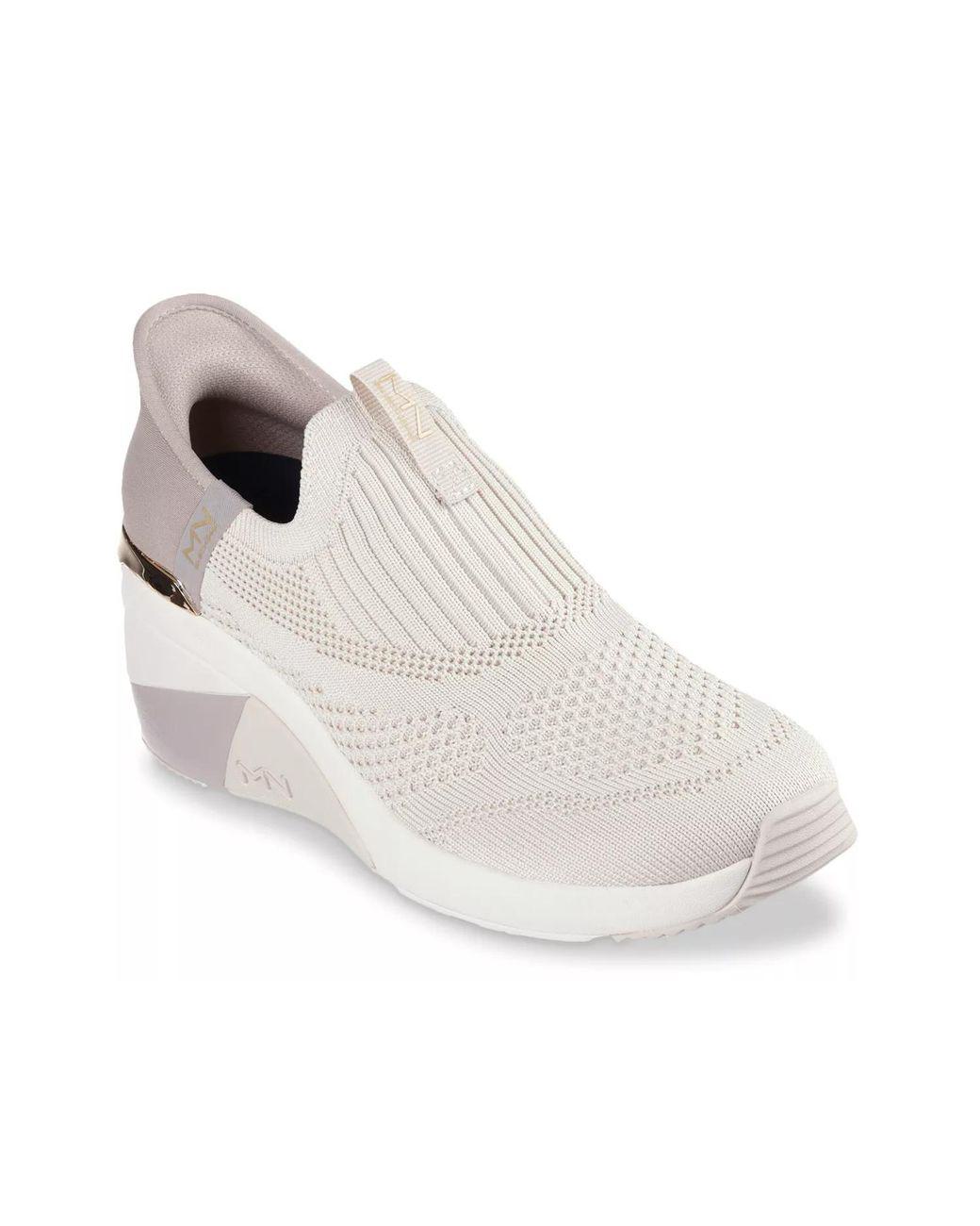 Women's White X Mark Nason Hands Free Slipins: A Wedge Slipon Sneaker