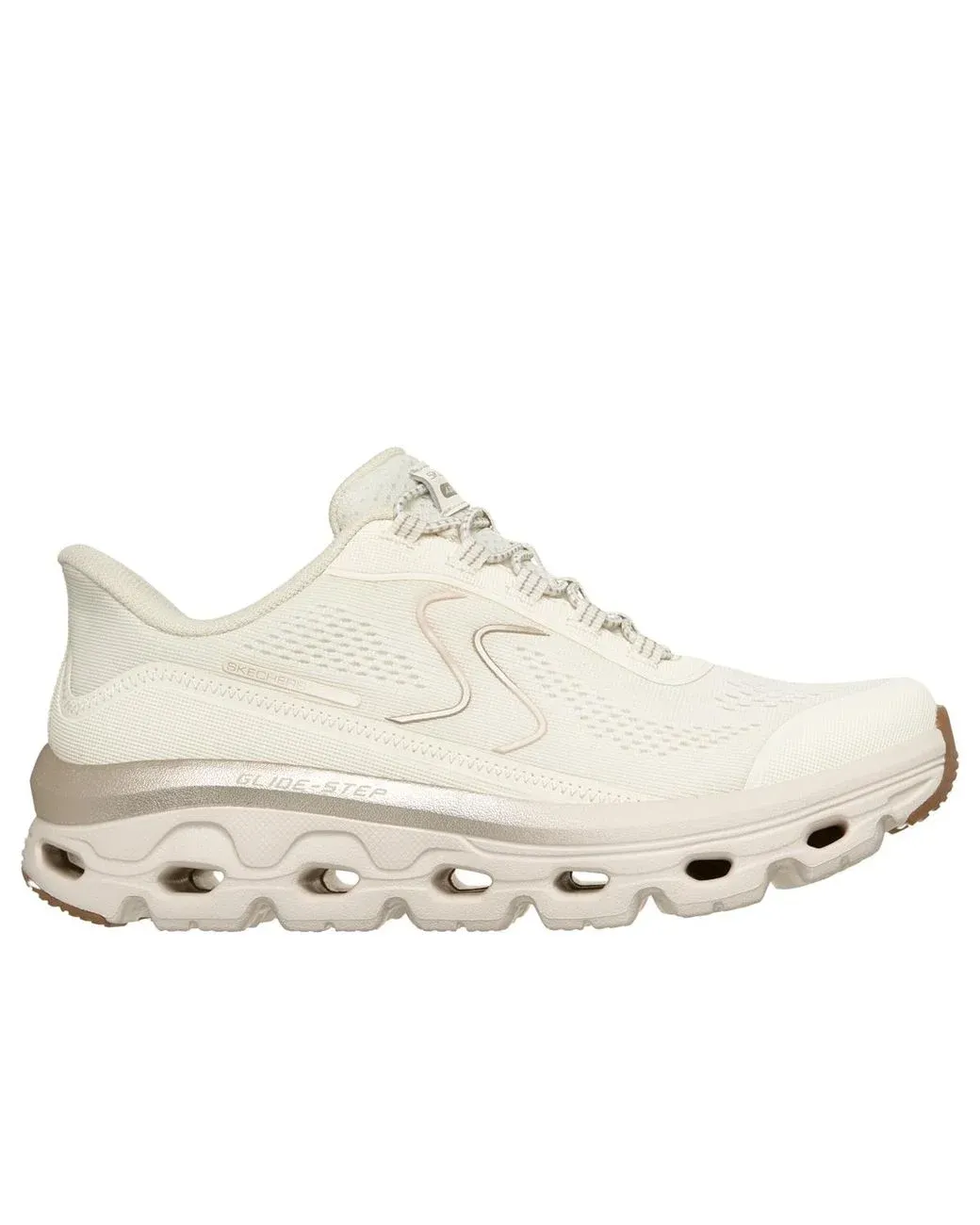 Women's White Slip-ins: Glide-step Sole Athletic Walking Sneakers From Finish Line