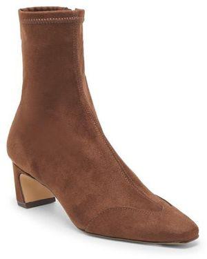 Dolce Vita Anika Block Heel Bootie - Brown