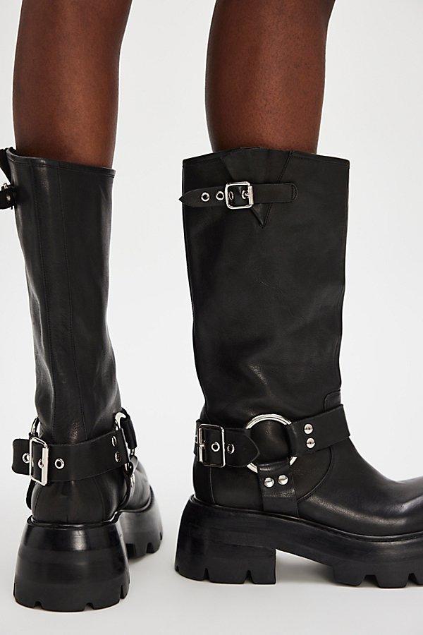 Jeffrey Campbell Pedal To The Metal Moto Boots