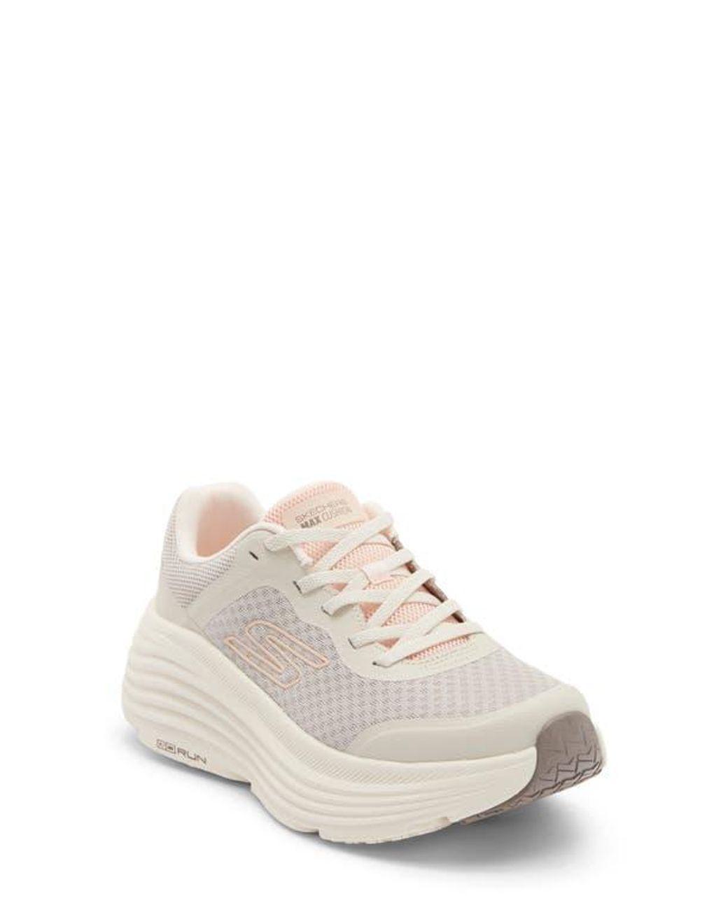 Women's White Max Cushioning Endeavor Running Shoe