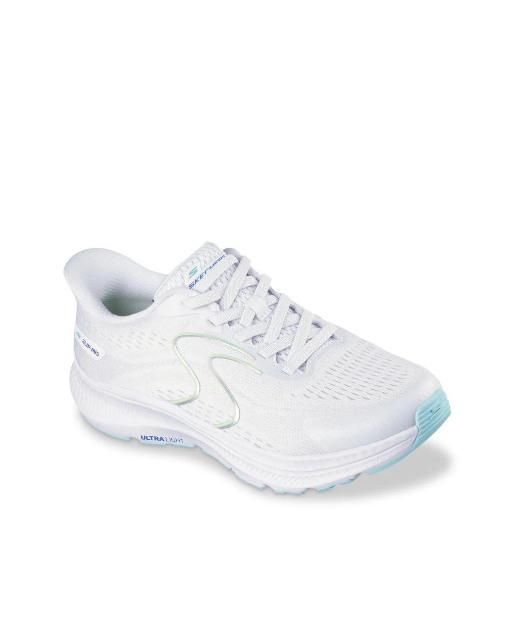 Women's White Hands Free Slipins Go Run Consistent 2.0 Lockhart Slipon Sneaker