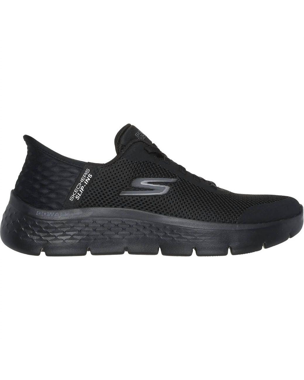 Women's Black Go Walk Flex Shoes