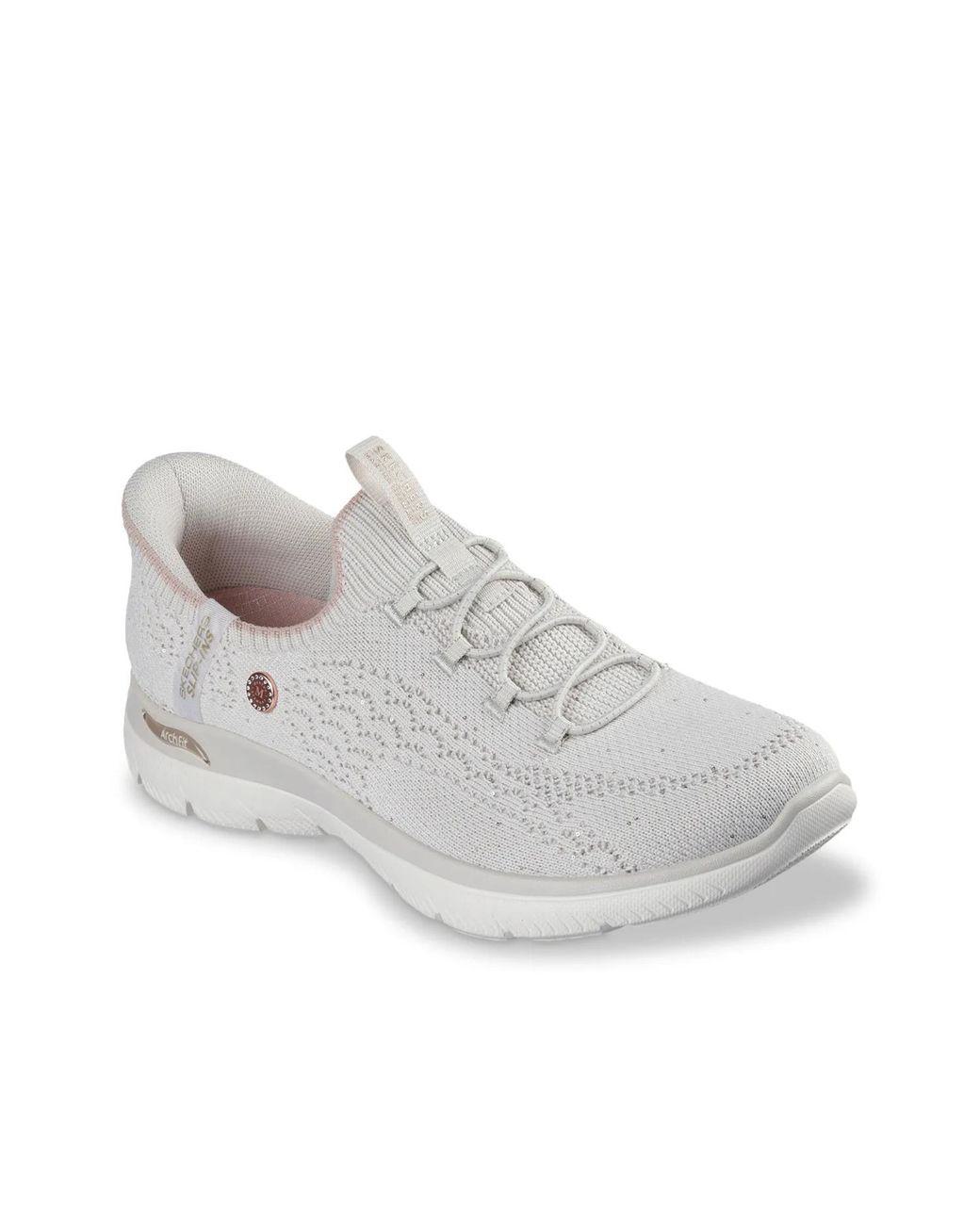 Women's White X Martha Stewart Hands Free Slipins Arch Fit Summits Sparkling