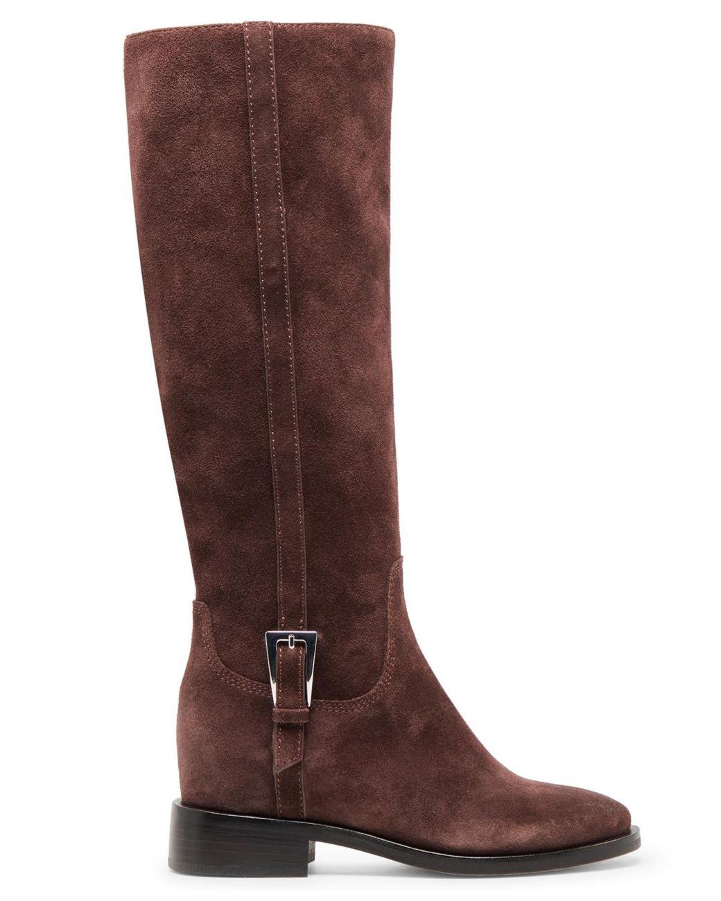 Women's Brown Kilian H2o Tall Knee-high Buckle Riding Boots