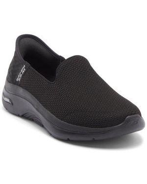 Skechers Slip-Ins Go Walk Arch Fit Sneaker - Black