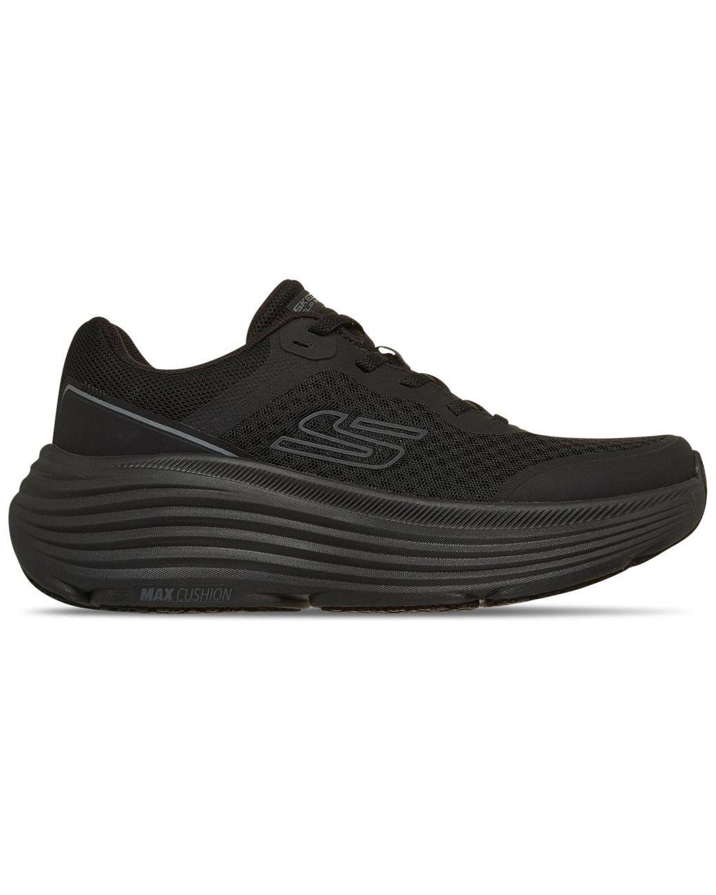 Women's Black Work Slip-resistant Max Cushioning Endeavor Casual Sneakers From Finish Line