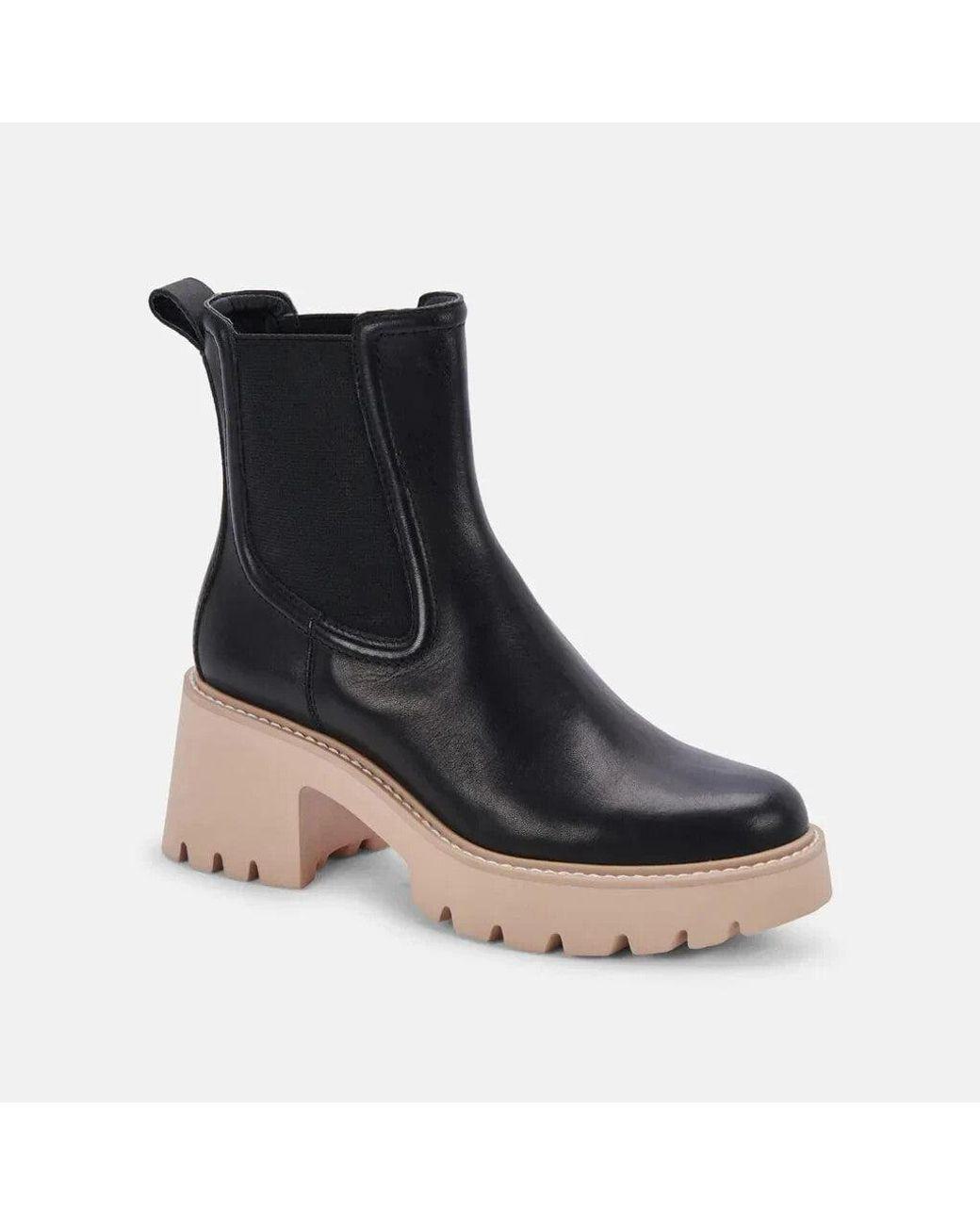 Women's Black Hawk H2O Booties Leather Waterproof Boots Zpo3559