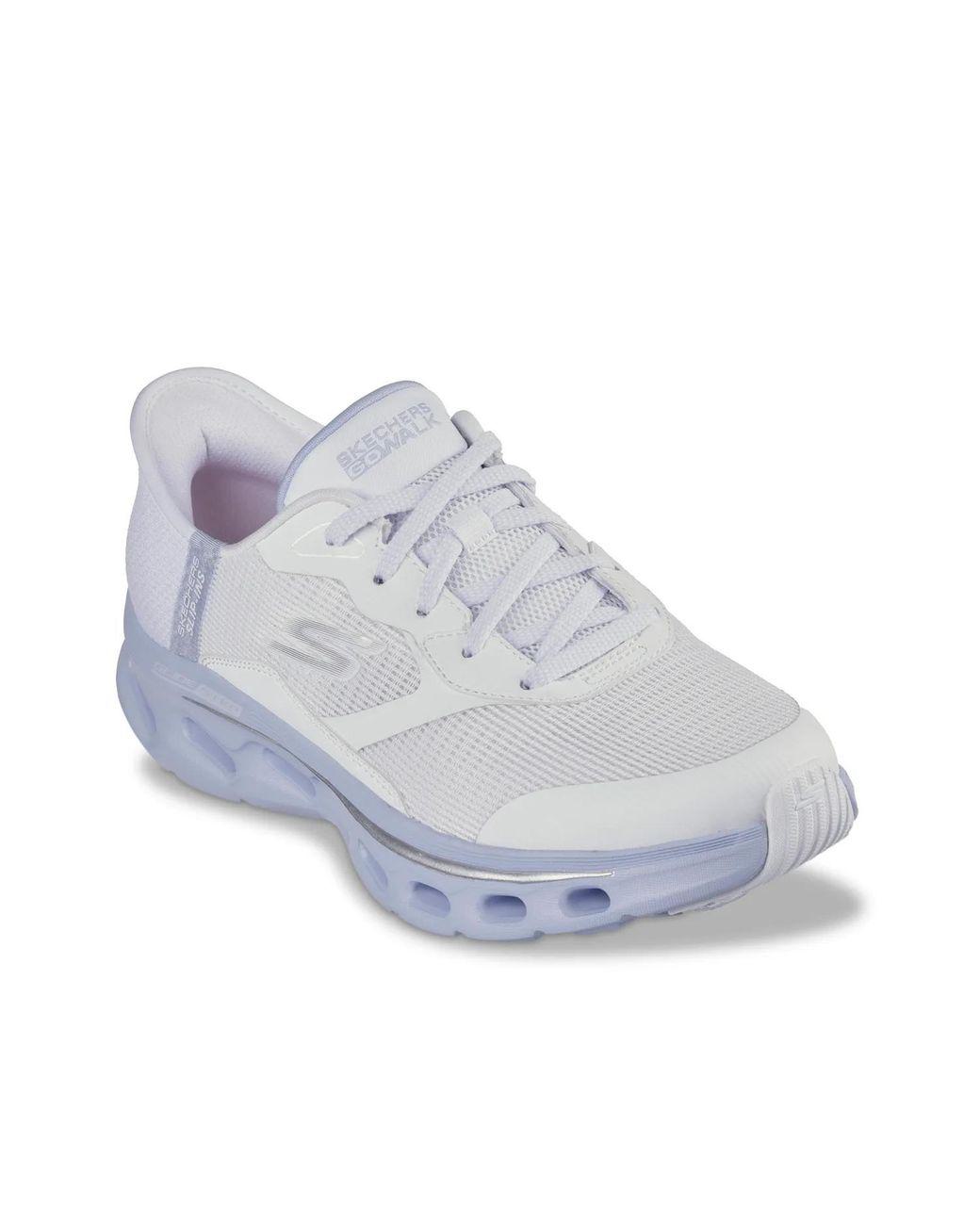 Women's White Go Walk Glide Step 2.0 Belah Sneaker