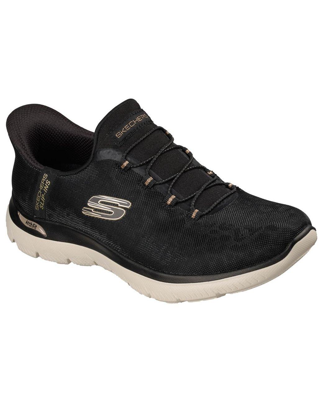 Women's Black Slip-ins: Arch Fit Summits