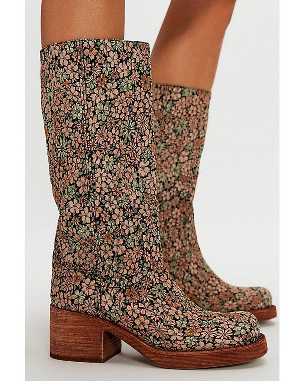 Women's Blue Whimsy Pull-On Boots By