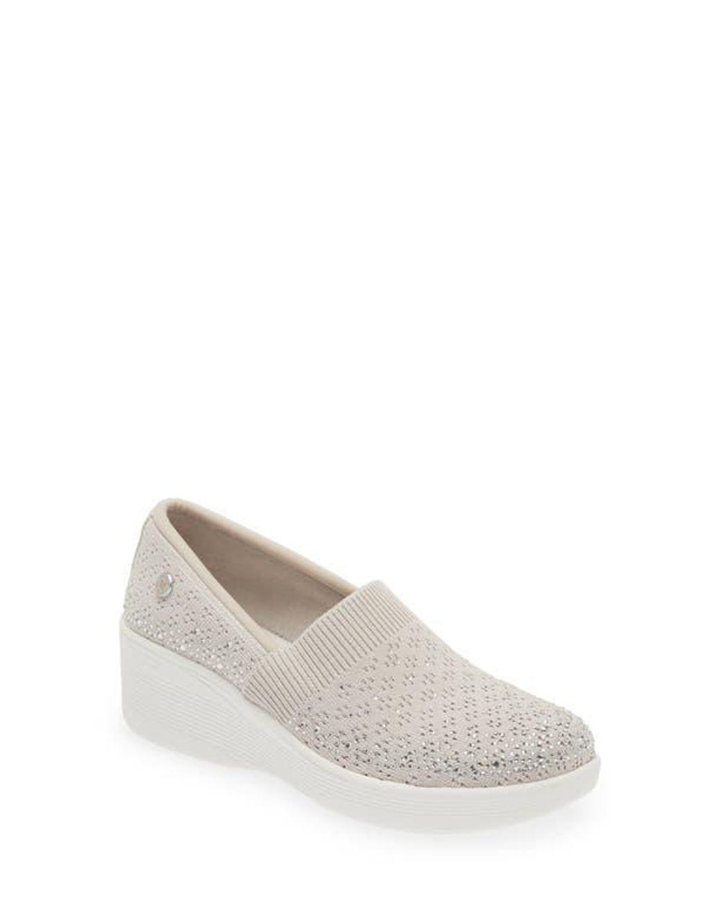 Women's White X Martha Stewart Pier Lite Reflection Wedge Slip-On Sneaker