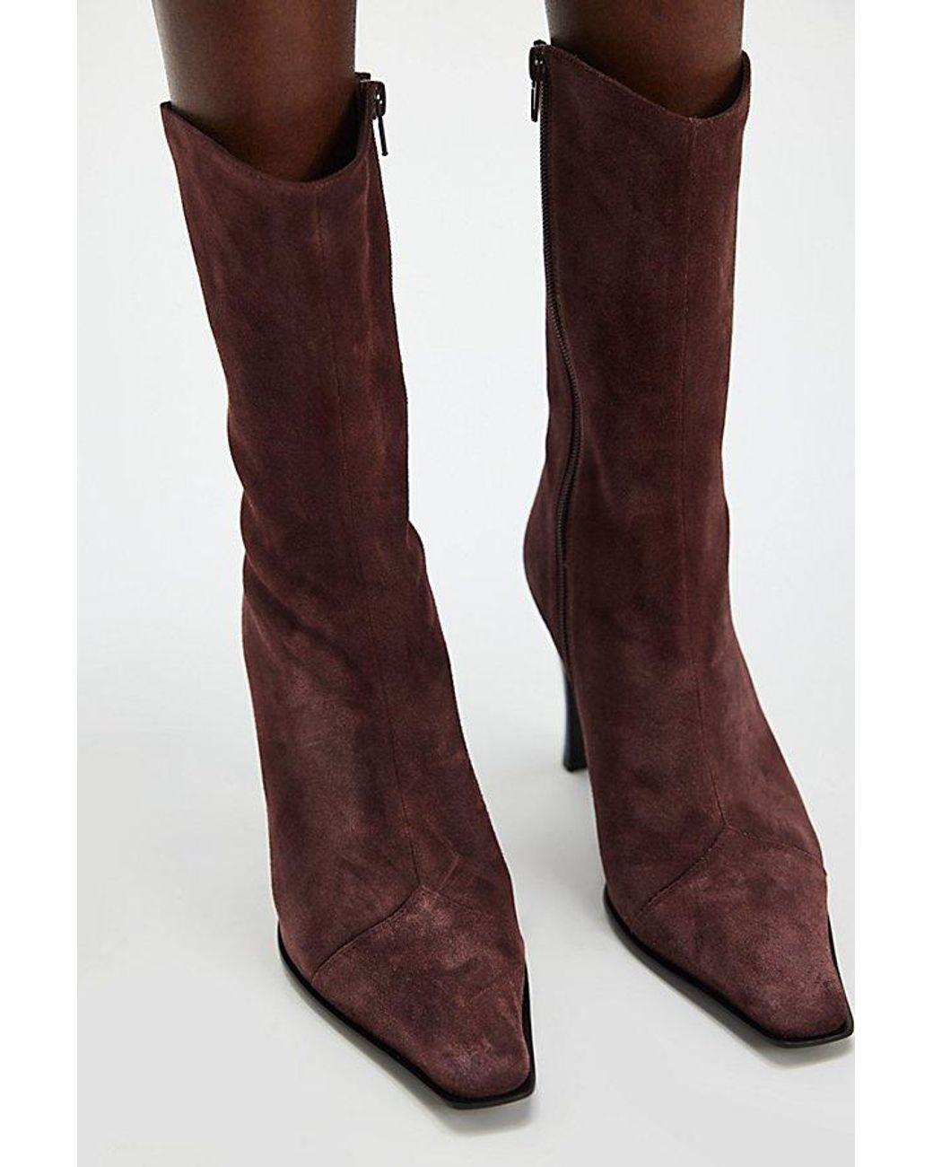 Women's Blue Sweet Talker Snip Toe Boots By