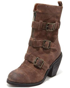 Jeffrey Campbell Cowboy & Biker Boots - Brown