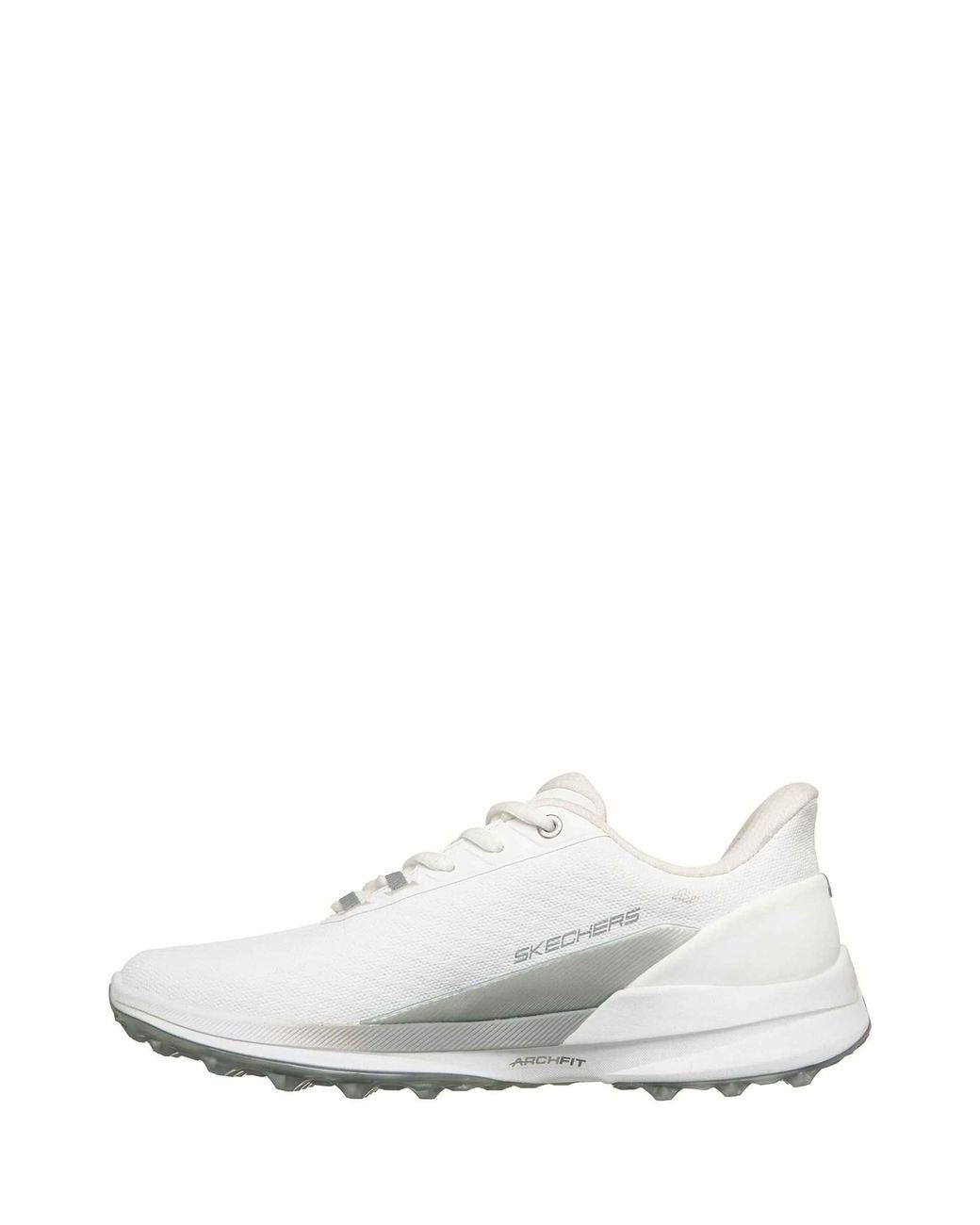Women's White Pure Slip Ins Golf Shoes
