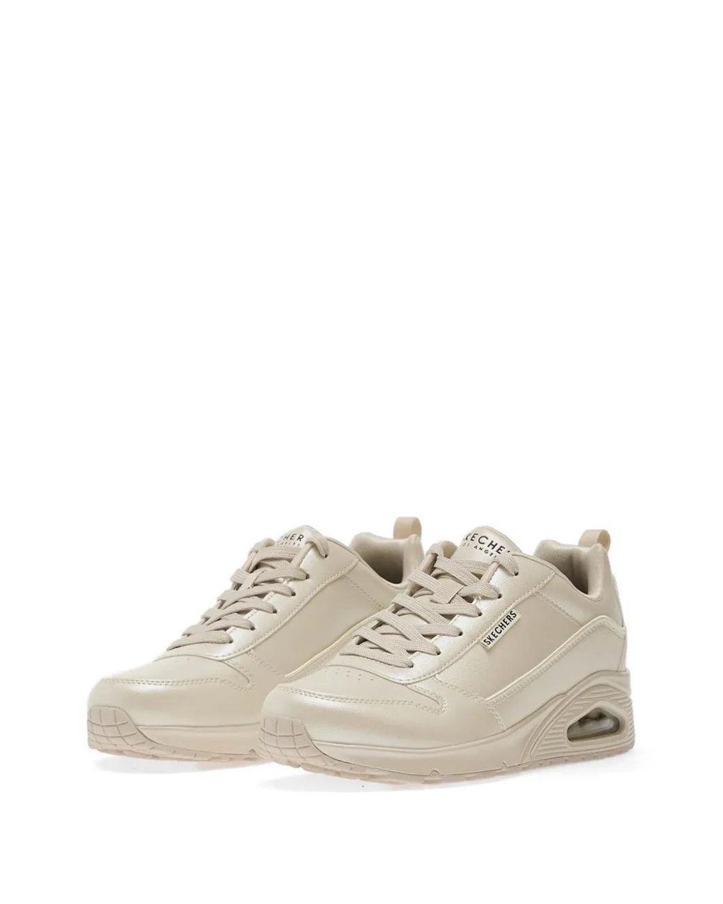 Women's White Uno Pearlescent Sneakers