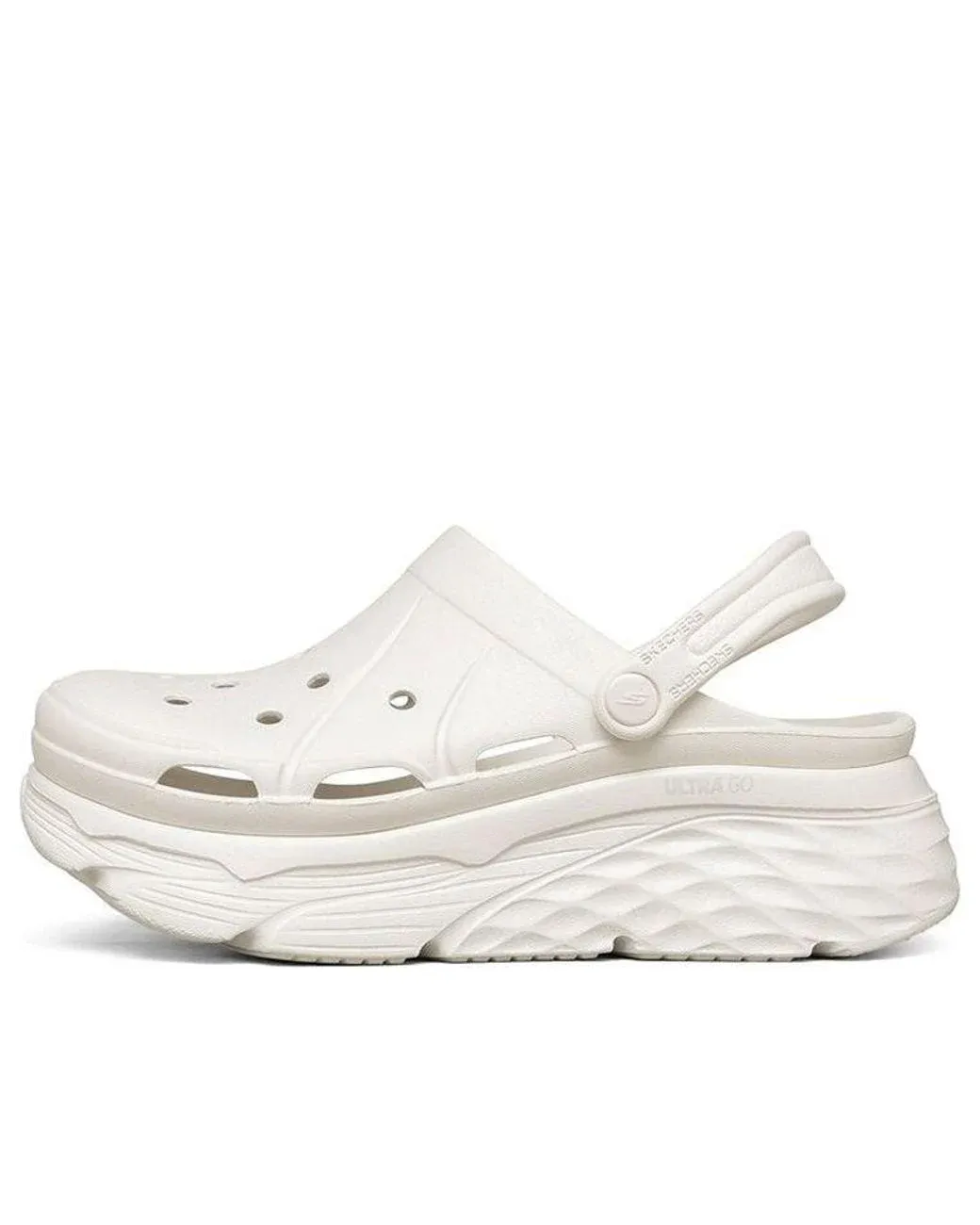 Women's White (Wmns) Foamies Max Cushioning