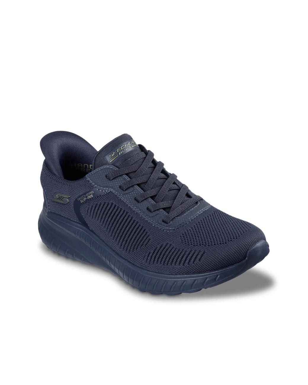 Women's Blue Hands Free Slipins: Bobs Sport Squad Chaos Slipon Sneaker