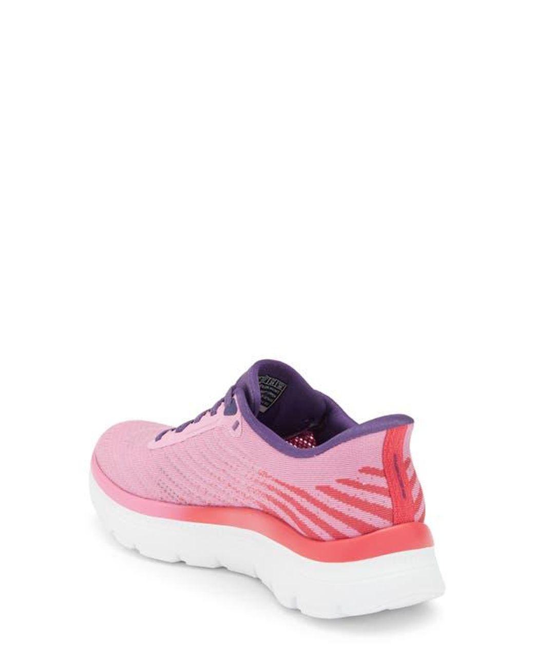 Women's Pink Slip-Ins Skx Sneaker