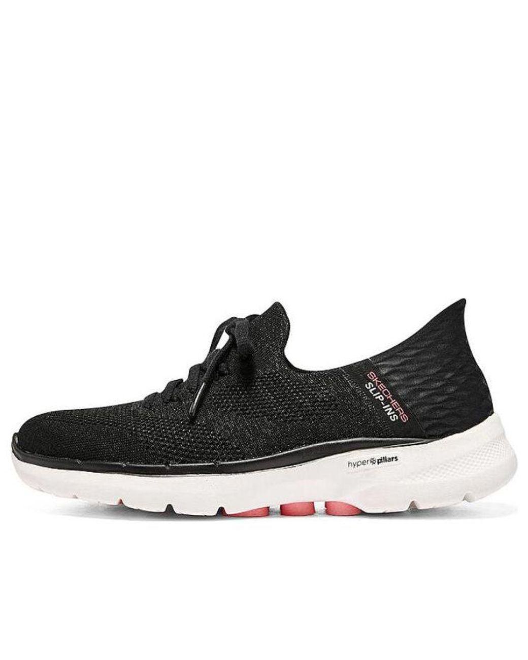 Women's Black (Wmns) Go Walk 6 Lace Up