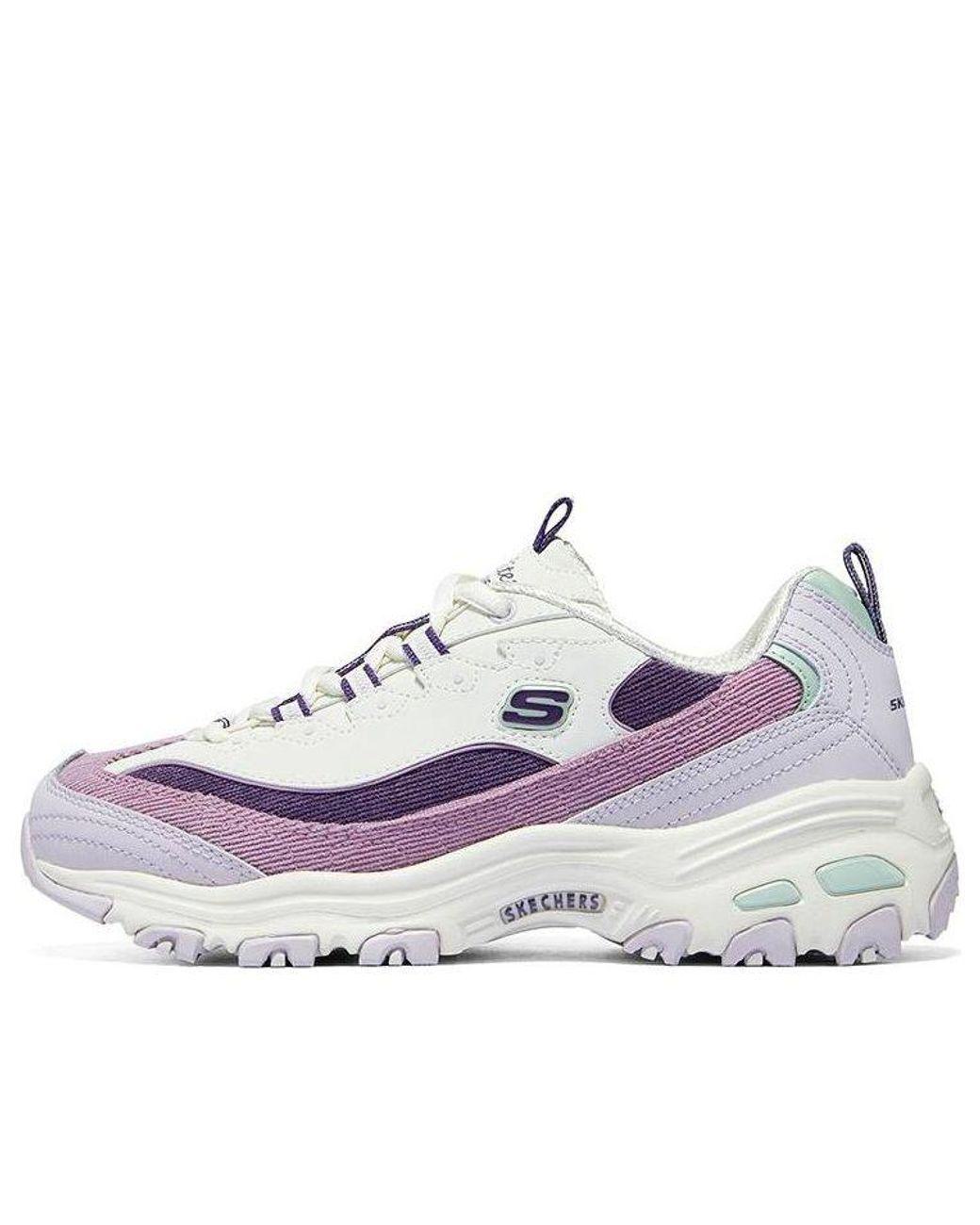 Women's White (Wmns) D'Lites 1.0 Shoes Lilac'