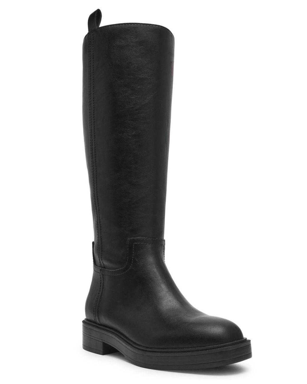 Women's Black Jernie Wide Calf Riding Tall Boots
