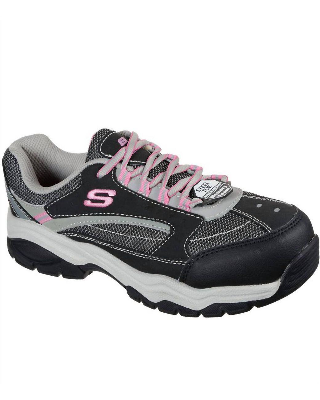 Women's Black Biscoe Heavy-Duty Safety Sneakers