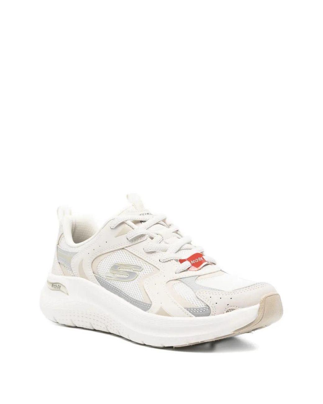 Women's White Arch Fit Sneakers