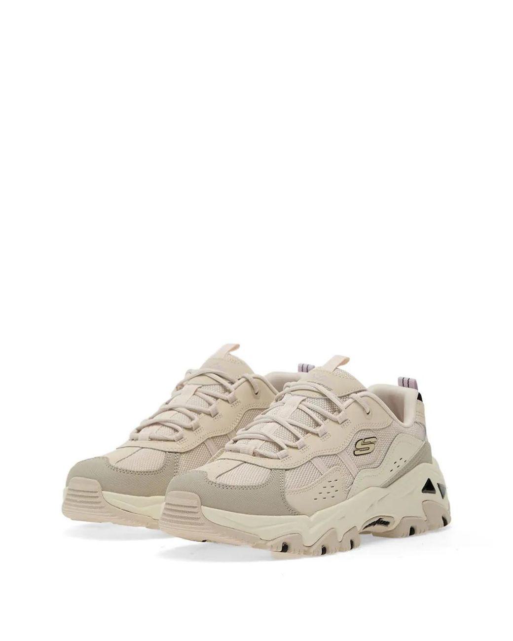 Women's White D'Lites Hiker Sneakers