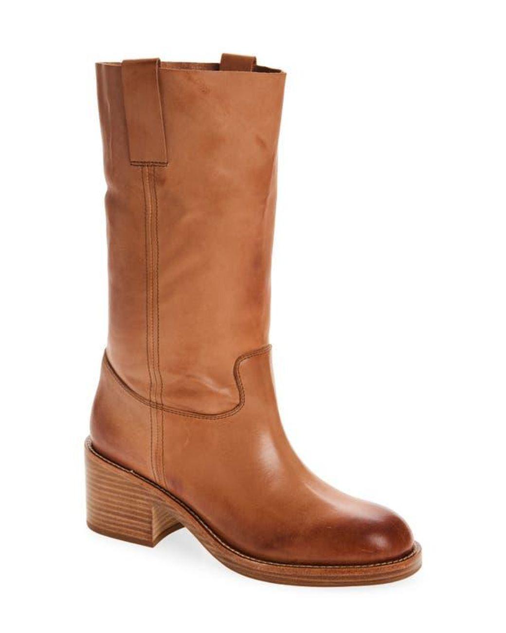Women's Brown Camping Western Boot