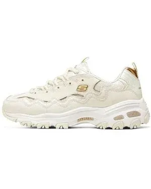 Skechers (Wmns) D'Lites 1.0 Marathon Running Shoes - White